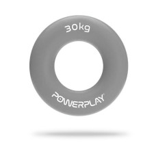 Еспандер кистьовий силіконовий PowerPlay PP-4324 Hand Grip Ring X-Hard 30 кг. Сірий