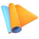 Килимок для йоги та фітнесу U-POWEX TPE Yoga mat Orange/Blue (183х61х0.6)