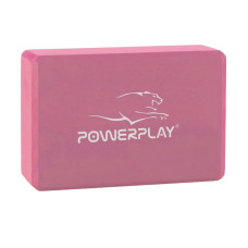 Блок для йоги PowerPlay 4006 Yoga Brick Рожевий