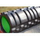 Масажний ролик (роллер) Power System PS-4050 Fitness Foam Roller Black/Green (33x15см.)