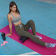 Масажний ролик (роллер) Power System PS-4050 Fitness Foam Roller Black/Pink (33x15см.)