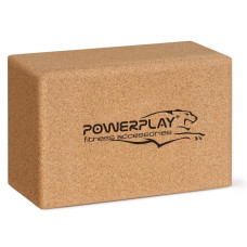 Блок для йоги PowerPlay PP_4006 з пробкового дерева Cork Yoga Block (1шт.)