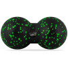 Массажный мяч двойной PowerPlay PP-4352 Epp foam peanut ball (d8*16cm.) Черно/Зеленый
