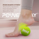 Масажний силіконовий м'яч PowerPlay PP-4354 Silicone Lacrosse Ball (6.3см.) Зелений