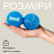 Масажний силіконовий подвійний м'яч PowerPlay PP-4355 Silicone Lacrosse Peanut Ball (6.3*12.6см.) Синій