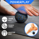 Масажний м'яч PowerPlay PP-4351 Epp Massage Ball (d10) Чорно/Синій