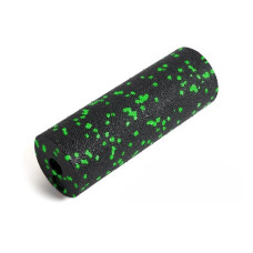 Масажний ролик (роллер) гладкий PowerPlay PP-4346 Mini EPP Foam Roller Чорно/Зелений (15x5,3см.)