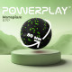 Масажний м'яч PowerPlay PP-4350 Epp Massage Ball (d8) Чорно/Зелений