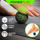 Масажний м'яч PowerPlay PP-4350 Epp Massage Ball (d8) Чорно/Зелений