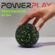 Масажний м'яч PowerPlay PP-4350 Epp Massage Ball (d8) Чорно/Зелений