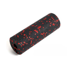 Масажний ролик (роллер) гладкий PowerPlay PP-4346 Mini EPP Foam Roller Чорно/Червоний (15x5,3см.)