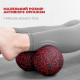 Масажний м'яч подвійний PowerPlay PP-4352 Epp foam peanut ball (d8*16cm.) Чорно/Червоний