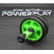 Колесо для преса подвійне PowerPlay 4327 Dual-Core Ab Wheel Чорно-зелене