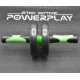 Колесо для преса подвійне PowerPlay 4327 Dual-Core Ab Wheel Чорно-зелене