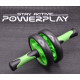 Колесо для преса подвійне PowerPlay 4327 Dual-Core Ab Wheel Чорно-зелене