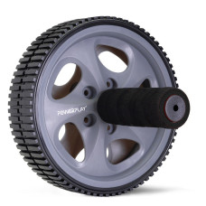 Колесо для преса PowerPlay PP-4345 Exercise Wheel (d16.5cm.) Сіре