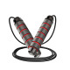 Скакалка швидкісна PowerPlay 4210 Power Weighted Jump Rope Чорна (2,7m.)