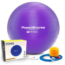 М'яч для фітнесу (фітбол) Power System PS-4013 Ø75 cm PRO Gymball Purple