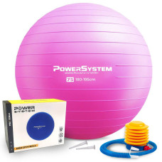 М'яч для фітнесу (фітбол) Power System PS-4013 Ø75 cm PRO Gymball Pink