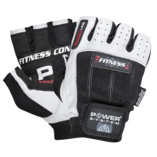 Рукавички для фітнесу Power System PS-2300 Fitness Black/White XL