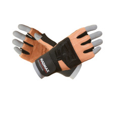 Рукавички для фітнесу MadMax MFG-269 Professional Brown L