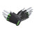 Перчатки для фитнеса MadMax MFG-251 Rainbow Green XS