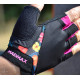 Рукавички для фітнесу MadMax MFG-770 Flower Power Gloves Black/Pink XS