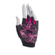 Рукавички для фітнесу MadMax MFG-770 Flower Power Gloves Black/Pink XS