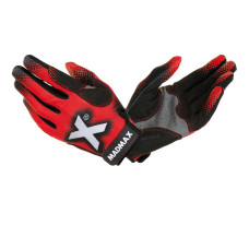 Рукавички для фітнесу MadMax MXG-101 X Gloves Black/Grey/Red S