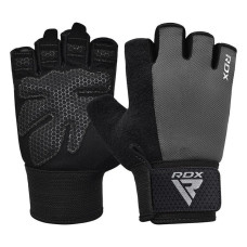 Рукавички для фітнесу RDX W1 Half Gray Plus XL