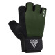 Рукавички для фітнесу RDX W1 Half Army Green Plus XL