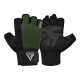 Рукавички для фітнесу RDX W1 Half Army Green Plus XL