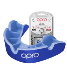 Капа OPRO Silver доросла (вік 11+) Dark Blue/Blue (art.102502002)