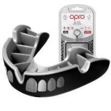 Капа OPRO Silver доросла (вік 11+) Grillz Black/Silver (art.102502013)