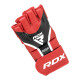 Перчатки ММА RDX AURA PLUS T-17 Red/Black M (капа в комплекте)