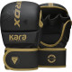 Рукавиці для ММА RDX F6 KARA Matte Golden Plus L/XL (капа у комплекті)