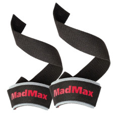 Лямки для тяги MadMax MFA-267 PWR Straps Black/Grey/Red