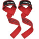 Лямки для тяги RDX S4 Gym Cotton Gel Straps Red Plus