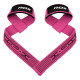 Лямки для тяги RDX S4 Gym Cotton Gel Straps Pink Plus