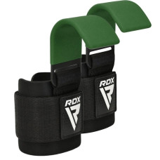 Гаки для тяги на зап'ястя RDX W5 Gym Hook Strap Army Green Plus