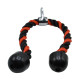 Канат для трицепса з подвійним хватом Power System PS-4041 Triceps Rope Black/Red