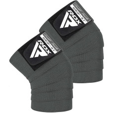 Бинти на коліна RDX K1 GYM Knee Wraps Grey