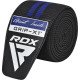 Бинти на коліна RDX GYM KNEE WRAP R11 BLACK/BLUE