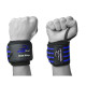 Кистьові бинти PowerPlay 3081 Gym WristT Wraps Чорно-Сині