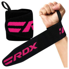 Бинти для зап'ясть (кистьові бинти) RDX W2 Gym Wrist Wraps Pink Pro