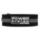 Пояс для пауерліфтингу Power System PS-3800 PowerLifting шкіряний Black/Grey Line XL