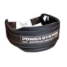 Пояс для обтяжень з ланцюгом Power System PS-3860 Dipping Beast неопреновий Black/Red