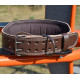 Пояс для важкої атлетики MadMax MFB-246 Full leather шкіряний Chocolate brown L