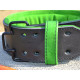 Пояс для важкої атлетики MadMax MFB-302 Quick Release Belt шкіряний Black/Green M