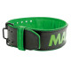 Пояс для важкої атлетики MadMax MFB-302 Quick Release Belt шкіряний Black/Green M